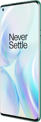OnePlus 8 Pro groen voorkant rechterzijkant