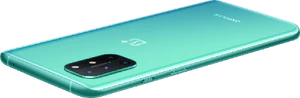 OnePlus 8T groen achterkant bovenkant rechterzijkant