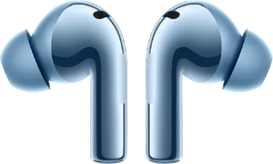 OnePlus Buds 3 blauw earbuds buitenkant