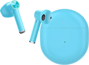 OnePlus Buds blauw case gesloten