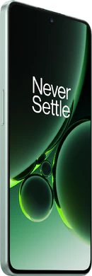 OnePlus Nord 3 groen voorkant linkerzijkant