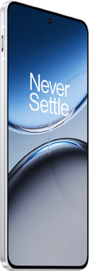 OnePlus Nord 4 zilver voorkant linkerzijkant