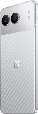 OnePlus Nord 4 zilver achterkant linkerzijkant