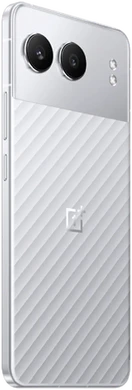 OnePlus Nord 4 zilver achterkant rechterzijkant