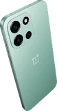 OnePlus Nord 6 green back bottom right side tilted ed