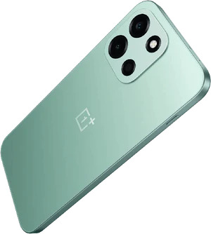 OnePlus Nord 6 green back left side tilted ed