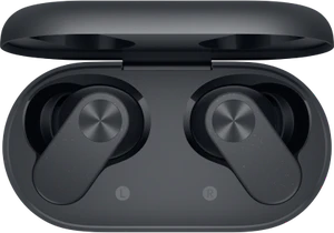 OnePlus Nord Buds 2 zwart case bovenkant geopend