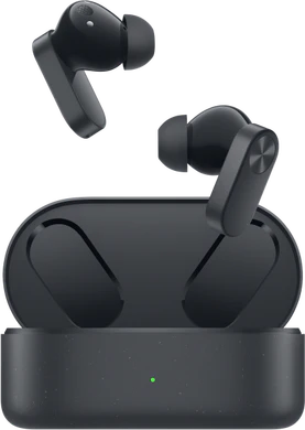 OnePlus Nord Buds 2 zwart earbuds case geopend