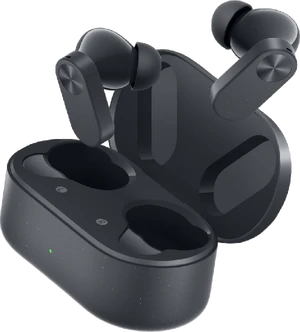 OnePlus Nord Buds 2 zwart voorkant rechterzijkant geopend