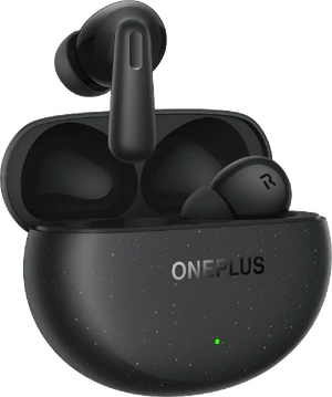 OnePlus Nord Buds 3 Pro black case front left side opened