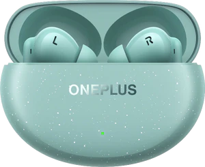 OnePlus Nord Buds 3 Pro green case opened