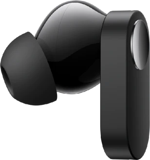 OnePlus Nord Buds zwart linkerzijkant