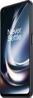 OnePlus Nord CE 2 Lite 5G musta etupuolella oikea puoli
