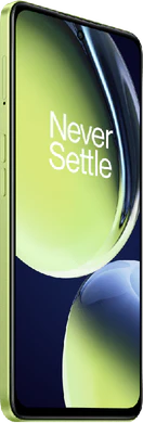 OnePlus Nord ce 3 lite groen voorkant linkerzijkant