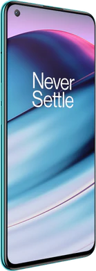 OnePlus Nord CE 5G blauw voorkant linkerzijkant