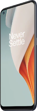 OnePlus Nord N100 grijs voorkant rechterzijkant