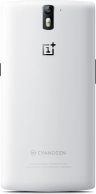 OnePlus one achterkant silk wit