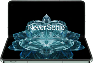 OnePlus Open groen binnenkant gedraaid