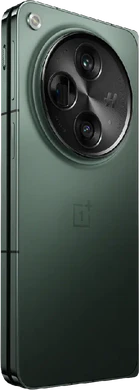 OnePlus Open groen achterkant rechterzijkant gesloten