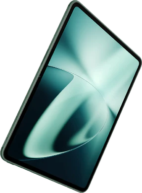 OnePlus Pad green front left side tilted ed