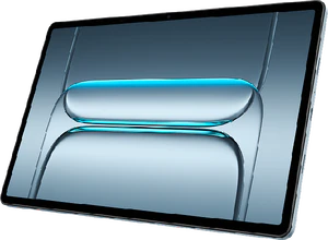 OnePlus Pad Lite WiFi blauw voorkant rechterzijkant schuin