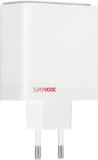 OnePlus SuperVOOC 100W Dual Ports Power Adapter White