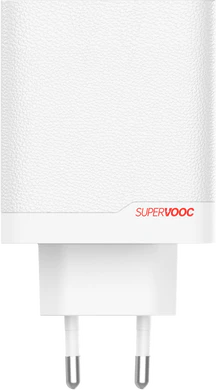 OnePlus SuperVOOC 120W Dual Ports GaN Power Adapter wit zijkant
