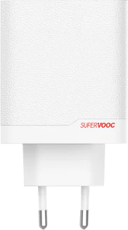 OnePlus SuperVOOC 120W Dual Ports GaN Power Adapter White