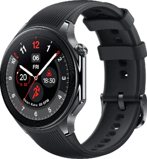 OnePlus Watch 2 zwart voorkant rechterzijkant