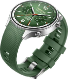 OnePlus Watch 2R groen voorkant rechterzijkant onderkant schuin