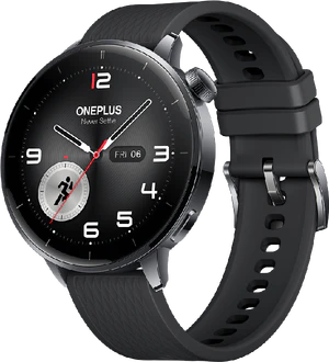 OnePlus Watch 3 43mm zwart voorkant rechterzijkant
