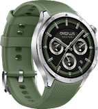 OnePlus watch 3 groen voorkant linkerzijkant