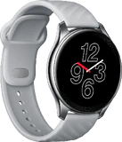 OnePlus Watch Classic zilver voorkant linkerzijkant gesloten