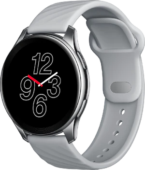 OnePlus Watch Classic zilver voorkant rechterzijkant gesloten