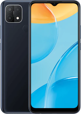 Oppo A15 nero panoramica
