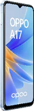 Oppo A17 blu copertina frontale lato sinistro