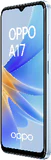 Oppo A17 blu copertina frontale lato destro