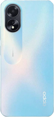 Oppo A18 blue back