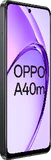 Oppo A40m zwart voorkant linkerzijkant