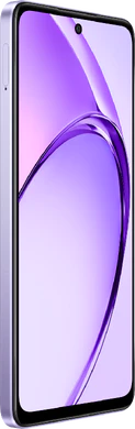 Oppo A40m paars voorkant linkerzijkant