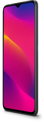 Oppo A5 2020 nero copertina frontale lato destro