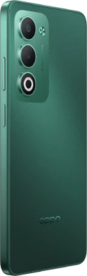Oppo A5 5G groen achterkant rechterzijkant