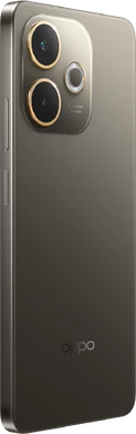 Oppo A5 Pro 5G black brown back right side