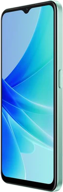 Oppo A57 grønn foran høyre side