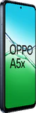 Oppo A5x blau Vorderseite linke Seite