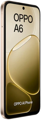 Oppo A6 4g gold front left side