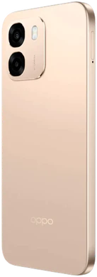 Oppo A6 4g gold back left side