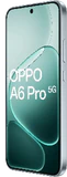 Oppo A6 Pro 5G grijs titanium voorkant rechterzijkant