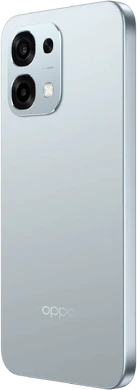 Oppo A6 Pro 5G grijs titanium achterkant linkerzijkant