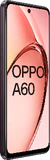 Oppo A60 5G zwart rood voorkant linkerzijkant